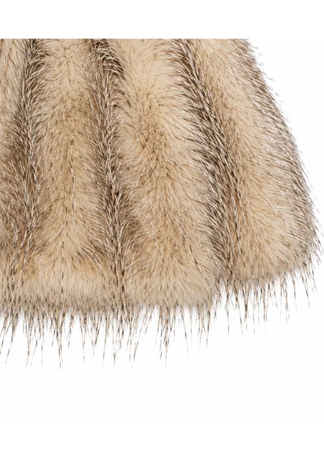 Giaccone in pelliccia ecologica MISS GRANT KIDS | MG1833ECRU